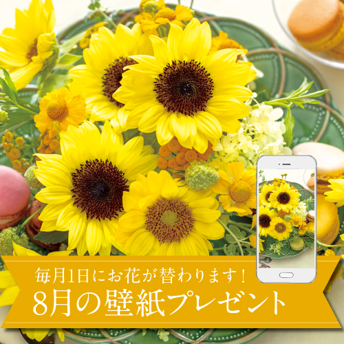 8月の壁紙(カレンダー付き)プレゼント