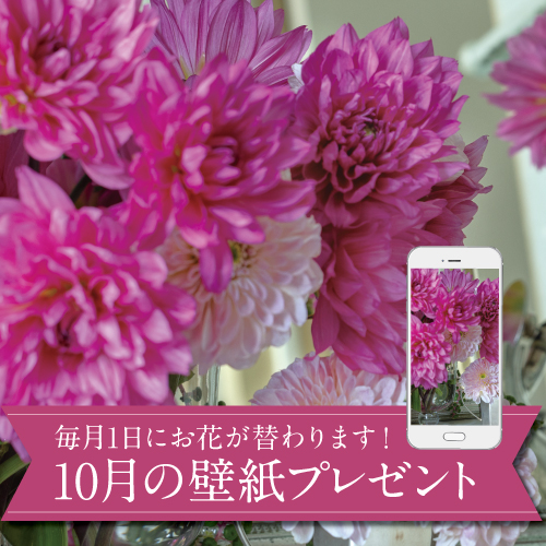 10月の壁紙(カレンダー付き)プレゼント