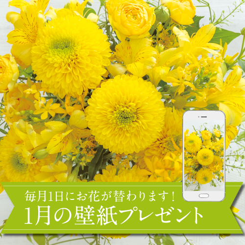 1月の壁紙(カレンダー付き)プレゼント